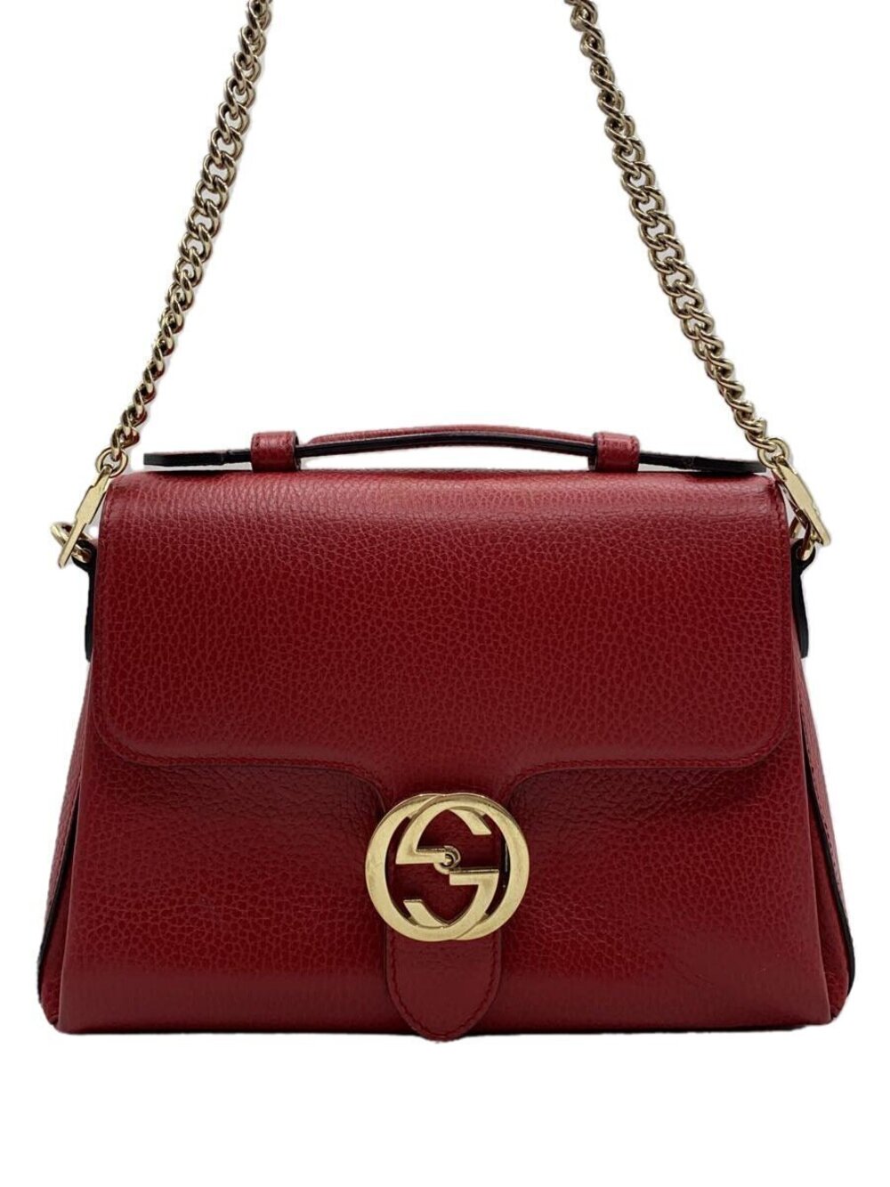 Gucci Shoulder Bag Interlocking GG RED